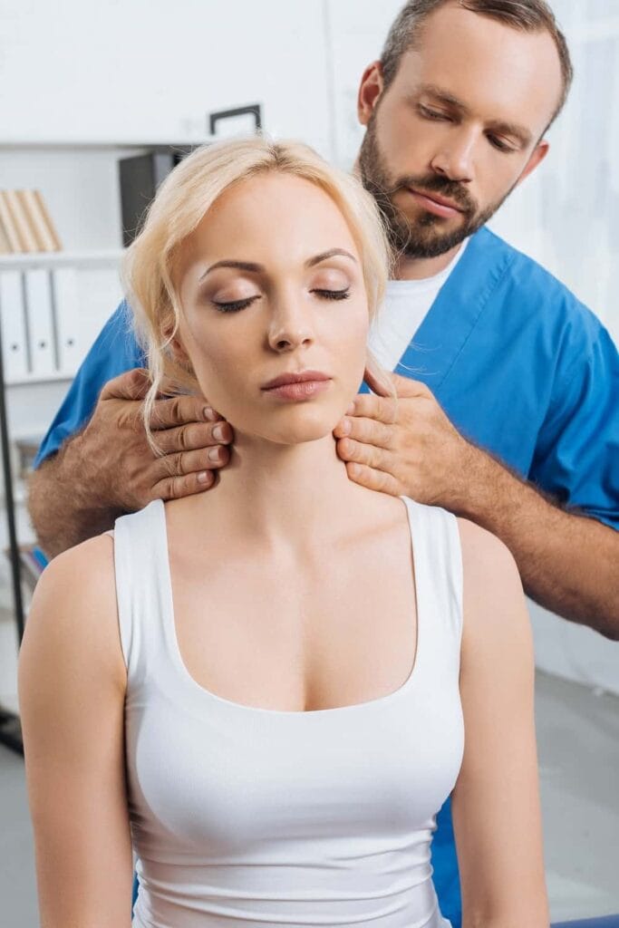 Speech and Swallowing After Head and Neck Cancer: Restoring Your Voice and Confidence 3 portrait of massage therapist massaging neck of yo 2022 11 02 03 58 57 utc min min